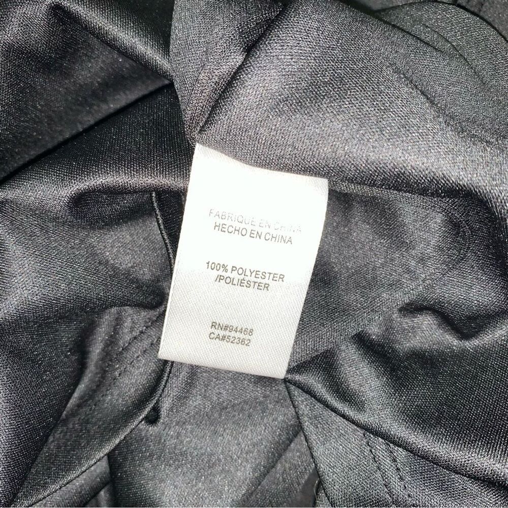 AVEC LES FILLES Black Dress Women’s 14 Smocked Ruffle Metallic Dot Party Event - Picture 9 of 10